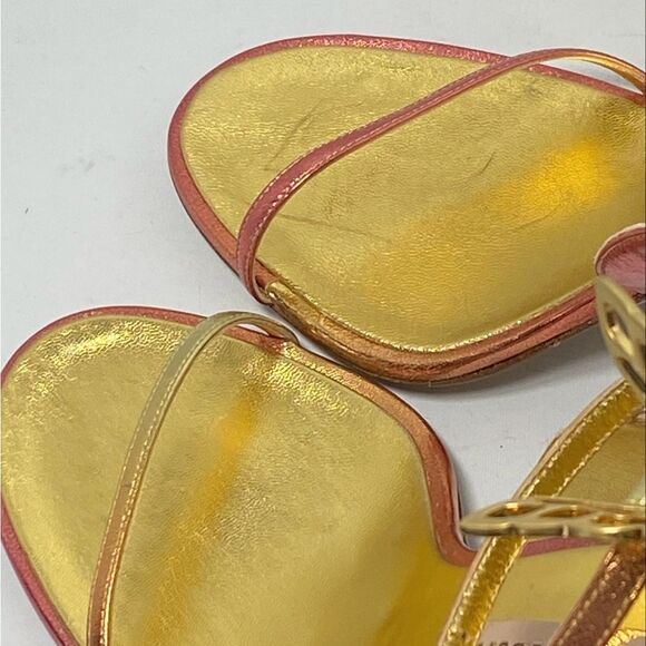 Sophia Webster Mariposa Metallic Leather Sandals size 41 - Picture 8 of 14